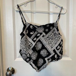 Bandana tie back tank